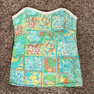 Lilly Pulitzer Merianne Strapless Top